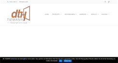 Desktop Screenshot of dth-tiemann.de